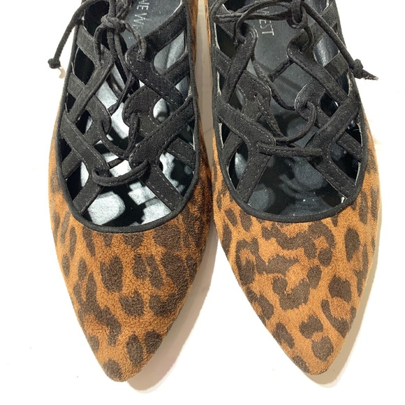 NINE WEST Merloto Cheetah Print Ballet Flats Sz 5.5 - Picture 6 of 13